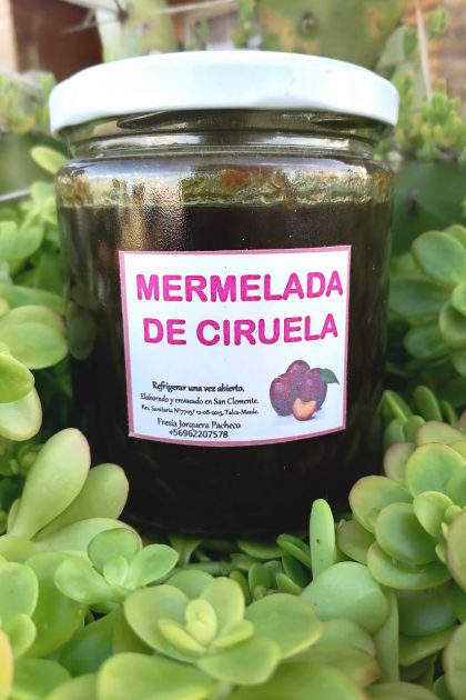 Mermelada de ciruelas con azúcar 500 gr