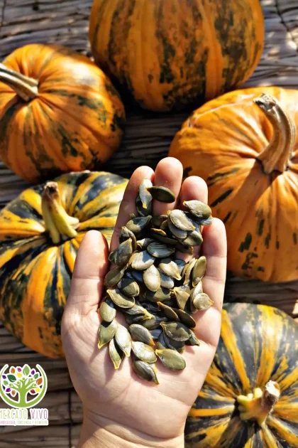 Calabaza Kakai (pepa comestible)